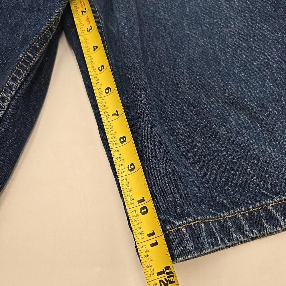 Vintage Y2K Anchor Blue BAGGY Skate Light Wash Denim Blue Jean Shorts Mens‎ 31 - Picture 7 of 15